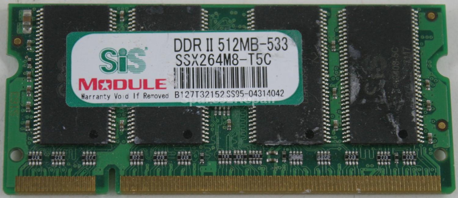 SiS 512Mb PC2-4200S DDR2-533 Laptop Memory