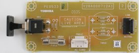 Toshiba 42AV635D - Power Switch - PE0533 B - PE0533 H - V28A000712A1