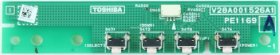 Toshiba 47L7453D - Buttons - V28A001526A1 - PE1169 A Toshiba 47L7453D - Buttons - V28A001526A1 - PE1169 A