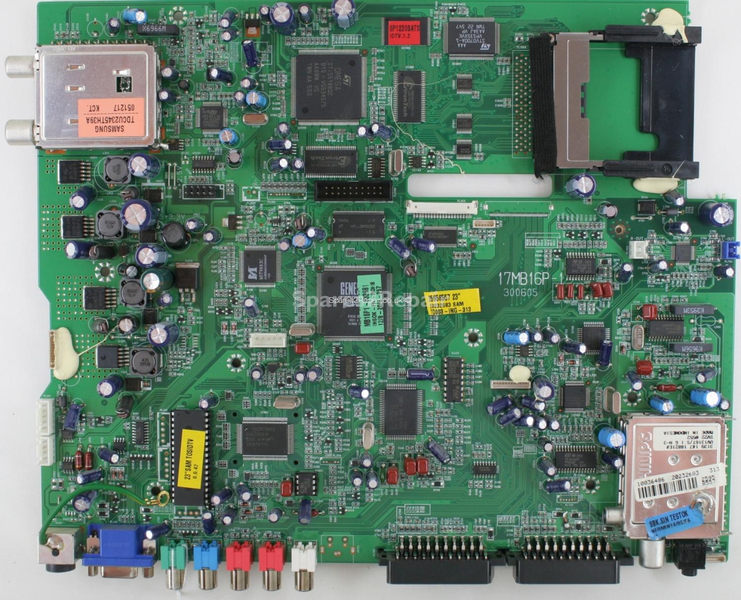Toshiba 23WLT56B - Main AV - 17MB16P-1 - 300605 - 20232683