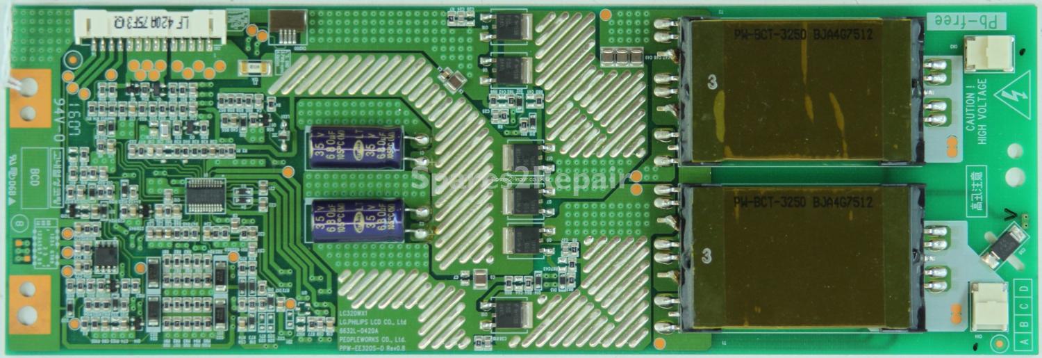 Toshiba 32A3030D - Inverter - LC320WX1 - 6632L-0420A - PPW-EE320S-0 - Rev 0.8