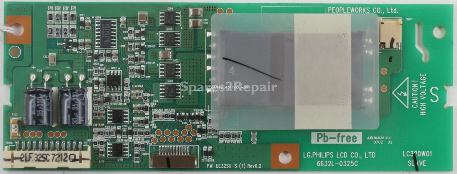 Toshiba 32C3030D - Inverter - 6632L-0325C - PW-EE32SU-S (T) Rev0.2 - LC320W01 - SLAVE