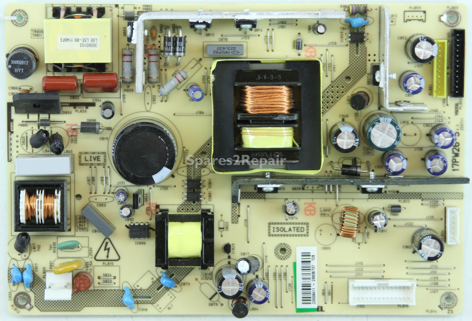 Toshiba 40BV705B - PSU - 23006411 - 17PW26-5 V.3 - 250711