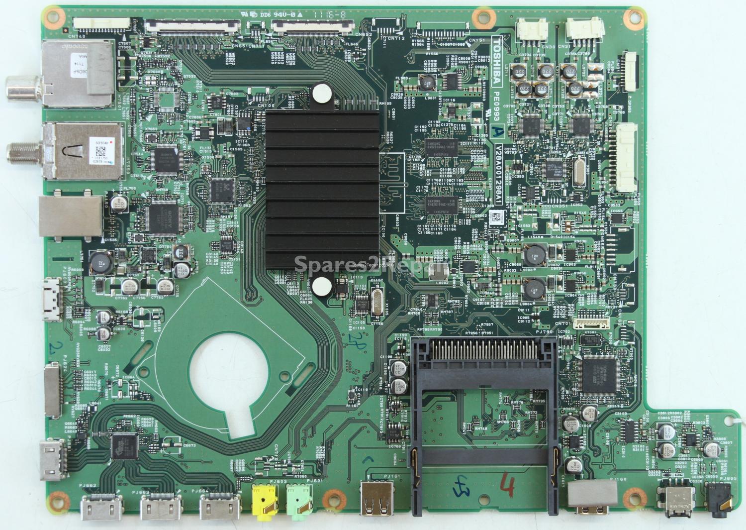 Toshiba 42VL863 - Main AV - PE0993 A - V28A001298A1