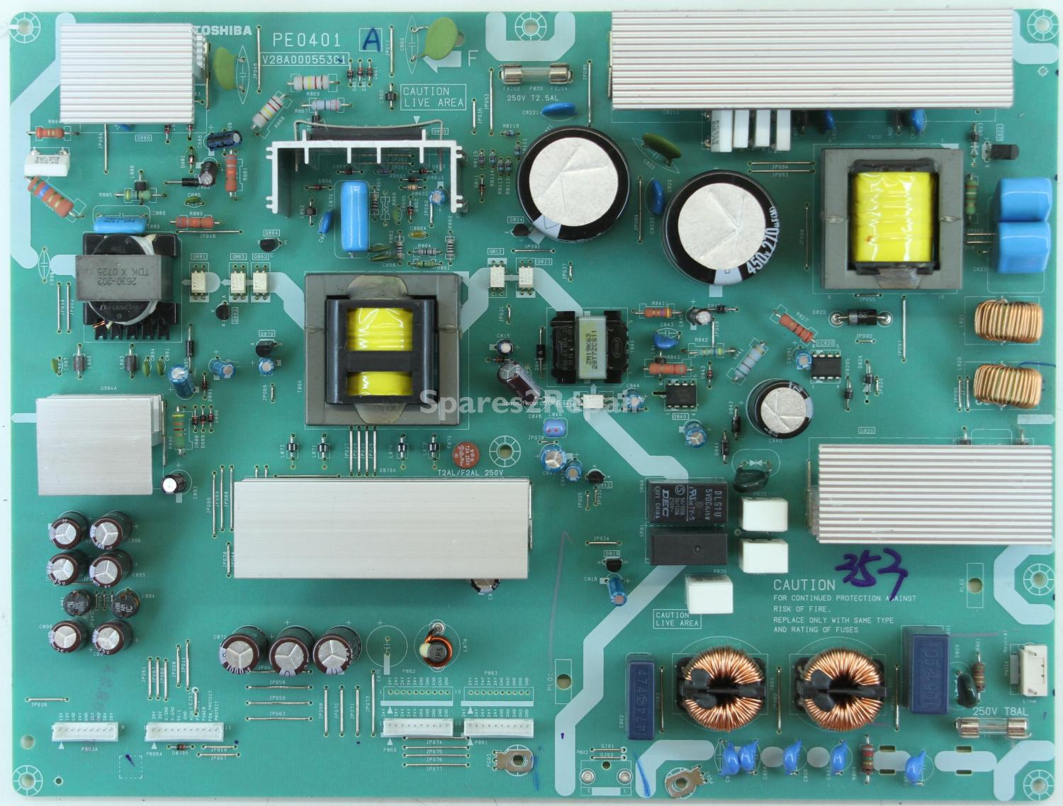 Toshiba 47Z3030D PSU - PE0401 A - V28A00055301